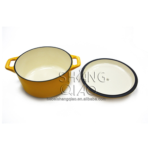 Mini <span class=keywords><strong>cocotte</strong></span> ronde en fonte émaillée avec poignées - Product Image 3