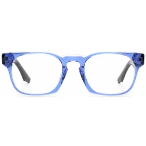 2024 क्लासिक टिकाऊ एसीटेट ऑप्टिकल चश्मा फ्रेम महिला पुरुषों के लिए बड़े आकार के चश्मे कम कीमत वाले आईवियर