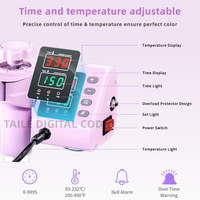 Presse à Chaud Numérique 5-en-1 Multifonctionnelle pour Sublimation – Facile à Utiliser, Idéale pour T-shirts, Tasses, Casquettes, Assiettes – Nouveauté Très Demandée pour Usage Domestique