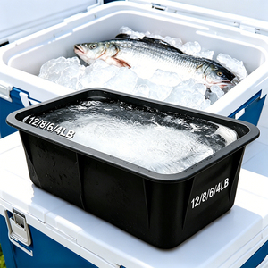 Bac à glaçons en silicone <span class=keywords><strong>de</strong></span> qualité alimentaire extra large pour la pêche en plein air avec logo personnalisé - Product Image 1