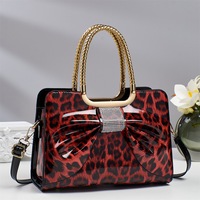 Produits tendance, sac fourre-tout en cuir PU à imprimé léopard, sac à main à imprimé léopard tendance pour femmes, sac à bandoulière décontracté pour femmes
