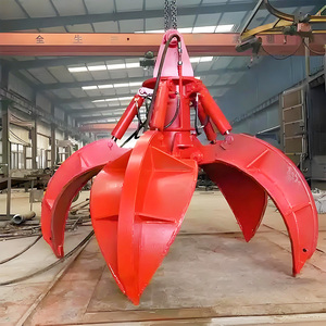 כתום קליפה הידראולי לתפוס דלי 3 טון 5 טון עבור מנוף תקורה - Product Image 2