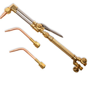 Kit de torche de soudage et de découpe au cuivre et au laiton à l'acétylène et à l'oxygène de style français CA1350 Torche + Poignée de torche 100FC Grande capacité - Product Image 2