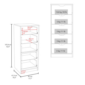 <span class=keywords><strong>Commode</strong></span> étroite, système coulissant, cinq tiroirs, armoires de salon, <span class=keywords><strong>commode</strong></span> d'appoint pour la décoration de la chambre à coucher - Product Image 4