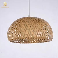 Modern tasarım kapalı halat bambu gölge kolye lamba çubuğu bahçe restoran dekorasyon lambaları asılı aydınlatma armatürü ev dekor