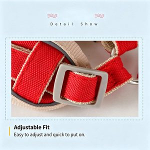 Nouvelle laisse de traction anti-évasion pour chat et petite chenille, sangle de poitrine réglable pour chien Teddy Bear, par le fabricant - Product Image 4