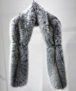 Écharpe en fausse fourrure de <span class=keywords><strong>renard</strong></span> et de raton laveur pour femme, châle, étole, accessoire de mode pour mariée - Product Image 2