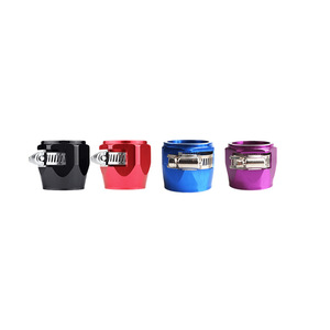 Haofa Collier de serrage pour conduite de carburant AN4 AN6 AN8 AN10 AN12 AN16 en alliage d'aluminium pour modification automobile et mise à niveau - Product Image 1