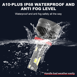 หลอดทองแดงสามดวง200W 15000Lm 6500K 12-24V 9005หลอดไฟอะไหล่รถยนต์ A10สำหรับปรับแต่งรถยนต์อัปเกรดการติดตั้งเพิ่มอัตโนมัติ - Product Image 3
