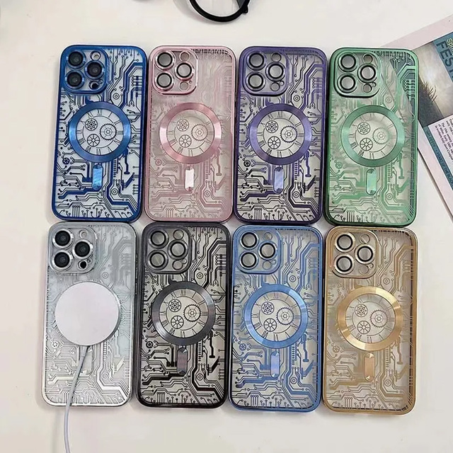 Factory Sales Mobile Phone Accessories for for Samsung S22 Ultra S23 S24 S25 S26 Ultra Circuit Board Magnetic Mobile Phone Shell