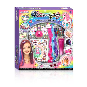 Custom Kids Makeup <strong>Kit</strong> Girls Toys Diy Children <strong>Nail</strong> Art Toys Makeup for Kids With Stickers - Product Image 6