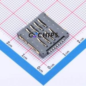 C7405-01 SIM Card Connector SMD Connector ( Body Max Height: 3mm )( Operating Temperature: -40℃~+85℃ ) - Product Image 2