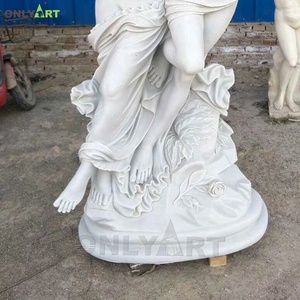 Estatua <span class=keywords><strong>de</strong></span> Figura Grande Personalizada, Escultura <span class=keywords><strong>de</strong></span> Ángel Griego Antiguo Tallada en Piedra <span class=keywords><strong>de</strong></span> Mármol Blanco OEM, Estatuas <span class=keywords><strong>de</strong></span> <span class=keywords><strong>Cupido</strong></span> y Psique para Decoración <span class=keywords><strong>de</strong></span> Jardín - Product Image 4