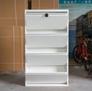 Gabinete <span class=keywords><strong>de</strong></span> zapatos <span class=keywords><strong>de</strong></span> metal <span class=keywords><strong>de</strong></span> estilo moderno Gabinete <span class=keywords><strong>de</strong></span> estante <span class=keywords><strong>de</strong></span> zapatos <span class=keywords><strong>de</strong></span> 4 capas para el hogar Gabinete moderno <span class=keywords><strong>de</strong></span> zapatos - Product Image 2