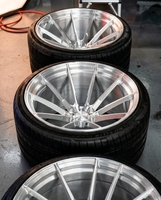 Rines de Aleación de Aluminio Forjados Personalizados para Autos, de 19, 20, 21, 22, 23 y 24 Pulgadas, 5x130, 5x108, Monobloque de 1 Pieza, para BMW, Mercedes, Audi, Porsche