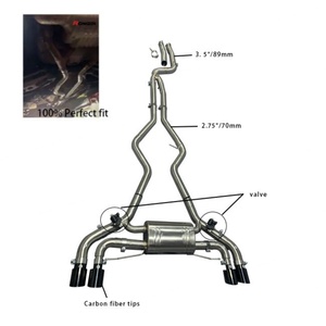 For BMW 340i M340 M340i 3.0T G20 2018-2023 Tuned Exhaust System High Performance Cat <b>Back</b> Exhaust Pipe - Product Image 1