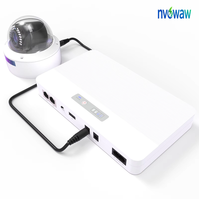 WGP POE Mini UPS 5V 9V 12V 24V 10400mAh 110-240V Input Quick Charge 3.0 for WiFi Router and CCTV Camera