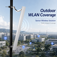 Antena Direccional MIMO de Alta Ganancia 17dBi 2.4GHz, Antena Sectorial de 90 Grados para Comunicación Inalámbrica de Estación Base