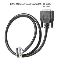 Adaptadores Launch X431 Toyota CH-01 H para Llaves No Inteligentes CH-02 de 24 Pines y CH-03 de 27 Pines para IMMO ELITE / IMMO PLUS