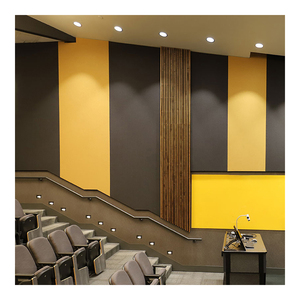 <span class=keywords><strong>Panneaux</strong></span> muraux acoustiques modernes écologiques personnalisés HJ Factory, insonorisants, 100% <span class=keywords><strong>fibre</strong></span> de polyester, 2400 mm, pour salle de cinéma - Product Image 1