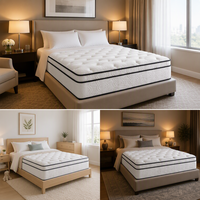 Matelas compressé enroulable OEM/ODM d'usine avec ressorts ensachés indépendants et latex naturel pour hôtels et maisons – Vente en gros