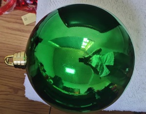 Luxus bunte Kunststoff 40CM große Weihnachts kugel & Baum Ornamente Anhänger runde Weihnachts dekoration Bälle - Product Image 5