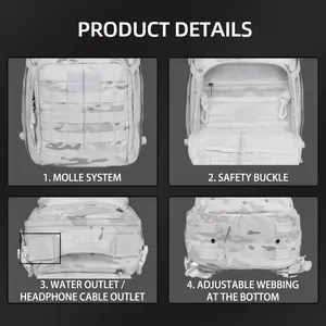 Oem Tactische 25 Liter Dagelijkse Outdoor Rugzak Rush12 Rugzak Molle Tas Rugzak Rugzak