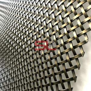 מתכת דקורטיבית תיל פלדה רשת מתכת עבור ריהוט ודלת ארון - Product Image 2