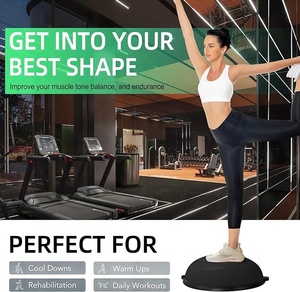 ลูกบอลโยคะทรงครึ่งวงกลม พร้อมเชือกดึง สำหรับพิลาทิสและการฝึกความสมดุล - Product Image 5