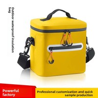 Glacière isotherme d'extérieur étanche 500DPVC 30L pliable et portable pour le déjeuner et la pêche