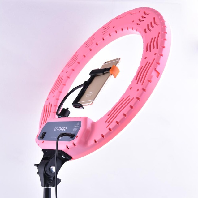 80w Dimmable 18inch Bi-color Led Ring Light 3200k-5800k Video Fill-in Lamp For Studio Photography & Makeup 1 Year Warranty