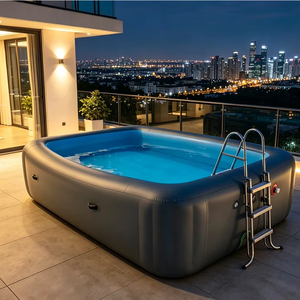 <span class=keywords><strong>Piscine</strong></span> gonflable pliable sur mesure 2M 3M 4M pour jardin, extérieur, adultes, fête - Product Image 1