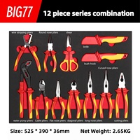 Juego de Herramientas Profesional de 107 Piezas, Kit de Herramientas de Aislamiento, Juego de Llaves de Impacto, Juego de Destornilladores, Reparación Automotriz, Mantenimiento del Hogar, OEM/ODM