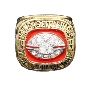 Anillos de Campeón de los Kansas City Chiefs de la <span class=keywords><strong>NFL</strong></span> de 1969 al por Mayor, Anillos de Aleación de Zinc de Alta Calidad para Regalos de Aniversario - Product Image 1