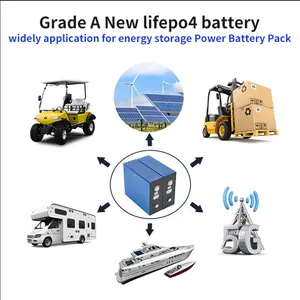Lifepo4-Batería de iones de litio lifepo4 de grado A, LF50Ah, 200Ah, 230Ah, 280Ah, 300Ah, 310Ah, BMS, 3,2 v, 3,2 v