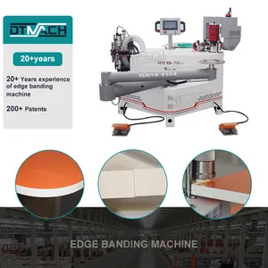 DTMACH KN-700-3 curve and straight edge banding trimming machine large capacity cabinet edge banding machine