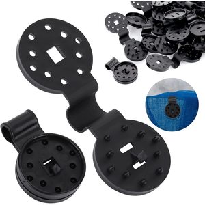 Heavy Duty Shade Net <b>Clips</b> Black Plastic Large Agricultural Film Fixing <b>Hooks</b> For Greenhouse Cover Material - Product Image 1