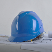 Casque de sécurité ABS rouge à meilleure structure optimale CE EN 397 Casque de sécurité compressif pour les travailleurs de l'industrie de la construction