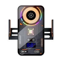 Support de charge sans fil multifonctionnel intelligent à infrarouge 15W à serrage automatique pour prise d'air domestique avec capteur infrarouge et charge rapide