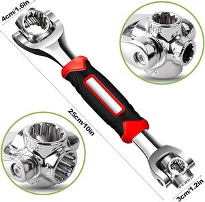 Adjustable Wrench With 360 Degree Rotation Carbon Steel <strong>Ratchet</strong> <strong>Spanner</strong> for Automotive Repair Mechanical Tools Hand Tool <strong>Set</strong> - Product Image 2