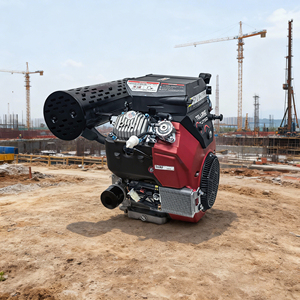 Motor de Gasolina de 2 Cilindros OHV de 27 HP y 744 cc de Calidad Premium con Arranque Eléctrico para Desbrozadora/Partidor de Troncos - Product Image 2