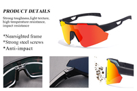 XUNQI cyclisme Sport lunettes lentille interchangeable cadre blanc lentilles PC matériel contraste améliorant disponible expédition immédiate