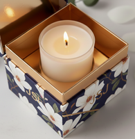 Boîte cadeau magnétique personnalisée pour bougies, pour les cadeaux de mariage, emballage de luxe pour les cadeaux de Noël