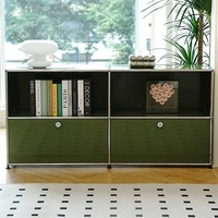 Gabinete de almacenamiento de sala de estar de combinación de estilo libre de varios colores modulares modernos minimalistas para hotel en casa