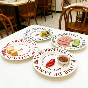 <span class=keywords><strong>Assiette</strong></span> à dîner en porcelaine de style anglais avec lettres personnalisées en gros, <span class=keywords><strong>assiette</strong></span> à dessert, <span class=keywords><strong>assiette</strong></span> à pâtes en céramique pour la maison - Product Image 4