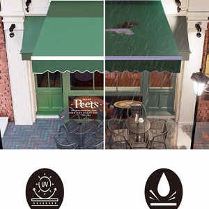 Accessoires de terrasse Pare-soleil imperméable Protection solaire Boîte complète escamotable auvent de toit extérieur porte de <span class=keywords><strong>douche</strong></span> couverture de fenêtre - Product Image 4