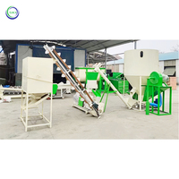 Broyeur et mélangeur vertical d'aliments pour bétail et volaille de 1 tonne broyeur de grains équipement de broyeur d'aliments pour bétail vache poulet cheval bétail