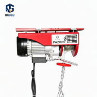 Nouvelle Mini Palan Électrique Portable de Haute Qualité à Câble et Chaîne Série PA200 PA300 PA500 PA1000 220V 2,5 Tonnes Télécommandé