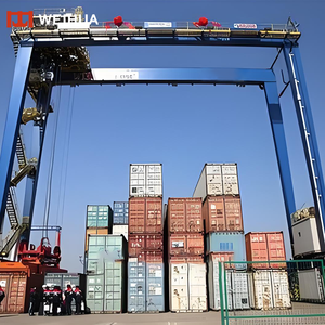 Contenedor de elevación tipo RTG, 10 toneladas, 20 toneladas, 30 toneladas, 40 toneladas, 50 toneladas, 60 toneladas, contenedor de doble viga, grúa de pórtico con neumático de goma - Product Image 4