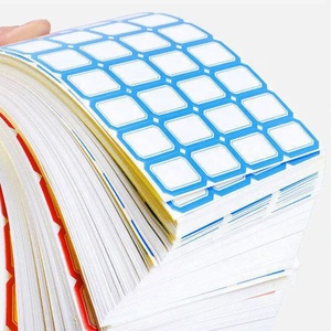 Nome in bianco adesivo adesivo scrivibile con bordo in oro metallico per la scuola ufficio case - Product Image 6